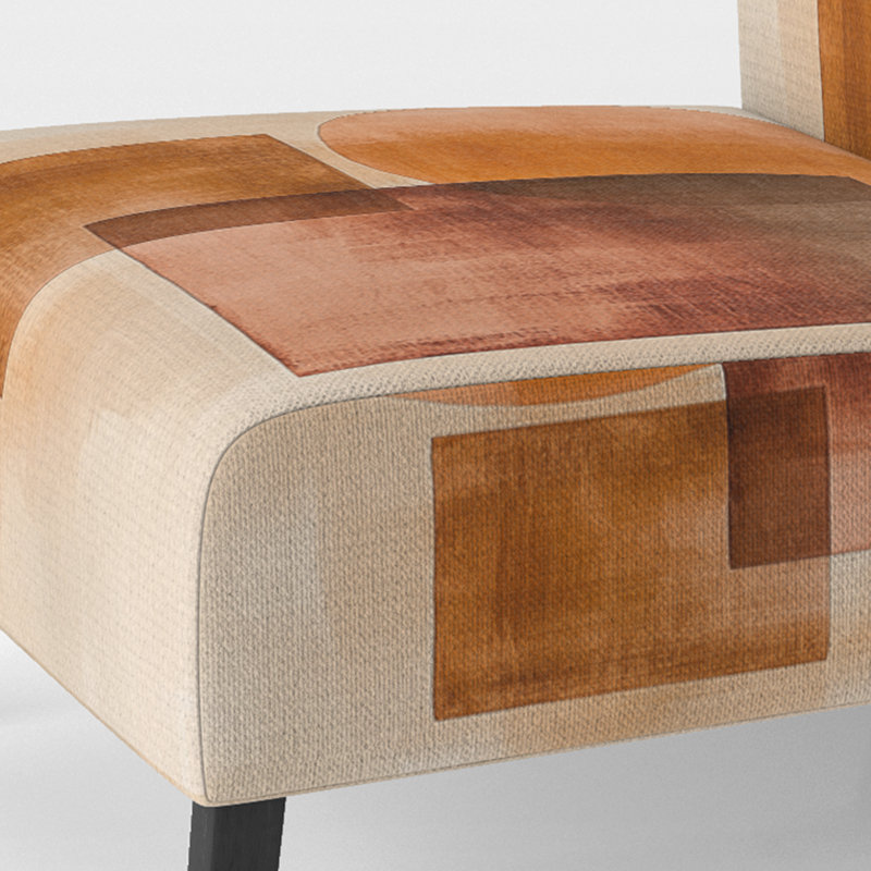 Fauteuil de chambre Abstract Modern, Slipper Armless