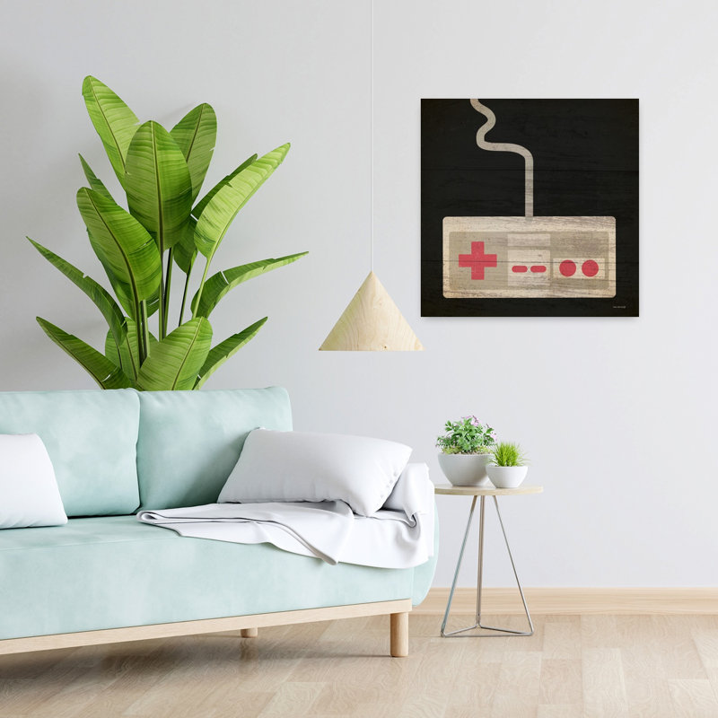 «Gaming Is Life», art contemporain abstrait, H 24 po x l 24 po