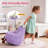 Kannon Cartoon Eggplant Bean Bag Chair, Kids Room Eggplant Sofa With Washable Sofa Cover Or Reading, Lounging And Watching TV-1491098214-1490696199