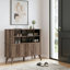 Armoire de rangement pour chaussures Aurel Mid-Century-104314166