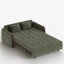 Désossé 62,9 po Canapé-lit moderne en chenille beige escamotable avec mousse haute densité et poches de rangement latérales-274748006