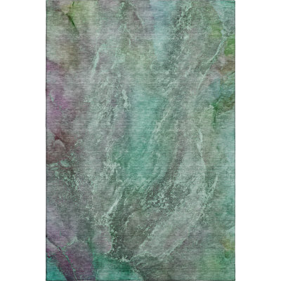 Premium Machine Washable Mayfield AMF2307 Abstract Rug