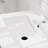 24" Ceramic Drop-In Wash Sink For Bathroom Cabinets, White | Gift Idea