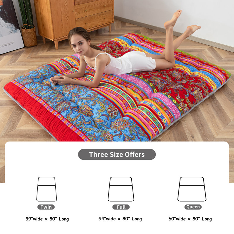 Matelas de futon 4 po Jacomien, Double