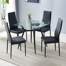 Brycen 18.1'' H Faux Leather Upholstered Metal Parsons Chair