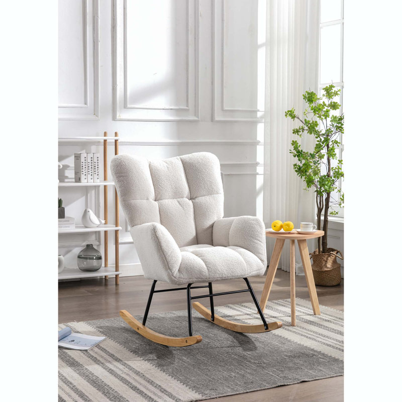 Chaise berçante Johileny, Ourson blanc