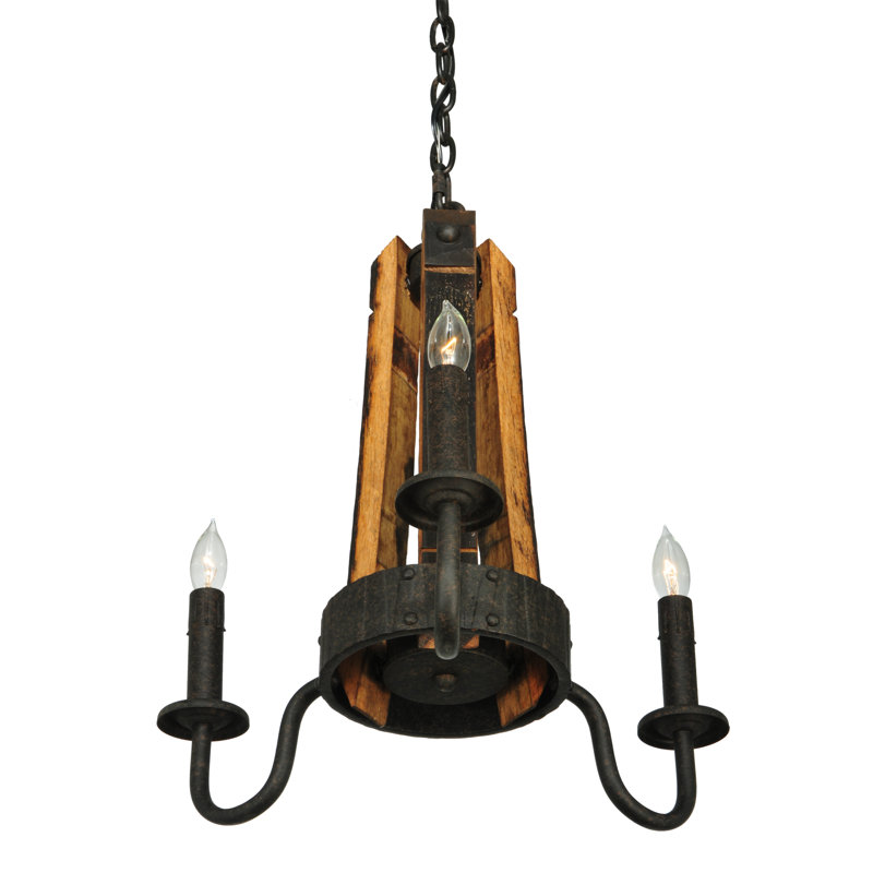 Rustic Lodge 3 - Light Chandelier