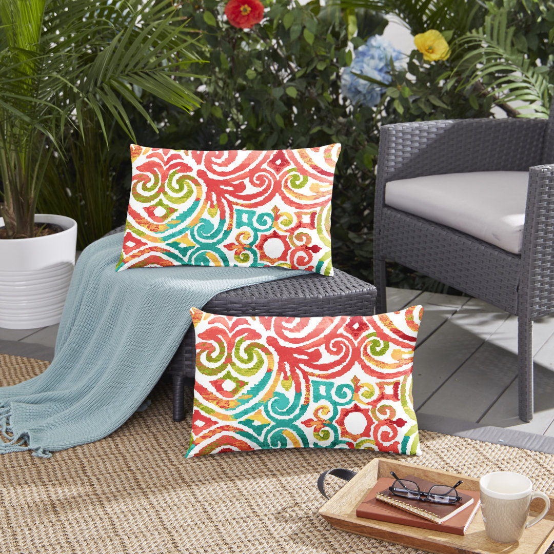 Outdoor Rectangular Pillow Cover & Insert (Set of 2) Mozaic Company 