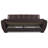 93.5'' Faux Leather Sleeper Sofa-1398695098