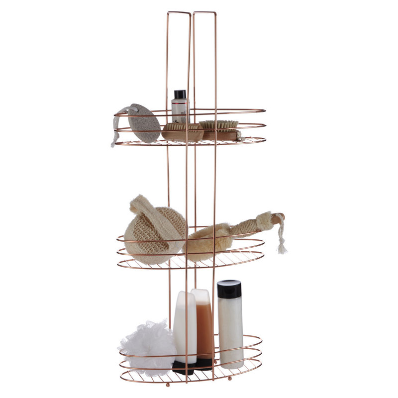 Newhall 34cm x 80cm Bathroom Shelf, Copper