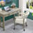 LUMERA Collection Swivel Tufted Arm Dining Chair Poker Chair Cream White-1480359265-1608069850