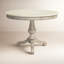 Danielle 44" Round Pedestal Marble top Dining Table-1476652750