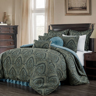 Chic Home Safira 5 Piece Paisley Quilt Set King