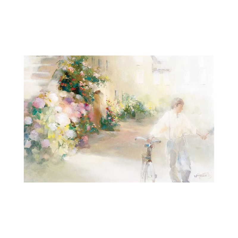 Two Happy People by Willem Haenraets - Wrapped Canvas Painting, 66.04 cm H x 45.72 cm W x 1.91 cm D