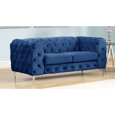 Graford 63'' Velvet Loveseat