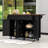 Helmut Rustic Kitchen Island with Built-In Charging Station and Adjustable Shelves-84804809