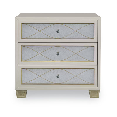 Avery 3 - Drawer Solid Wood Nightstand