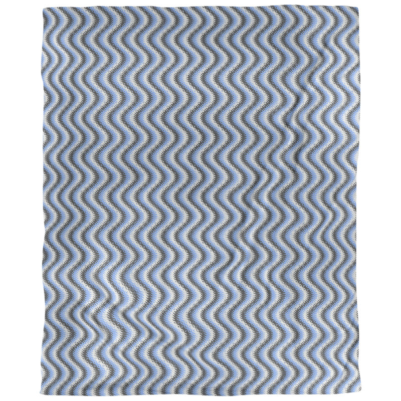 Housse de couette, Housse de couette pour très grand lit, Bleu/noir, Microfibre