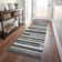 Premium Machine Washable Prisco Charcoal Rug