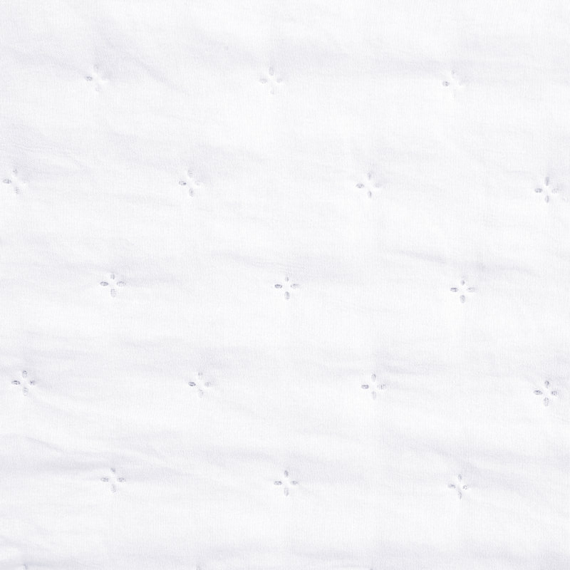 Standard Quilt, Twin Quilt + 1 Twin Sham, White