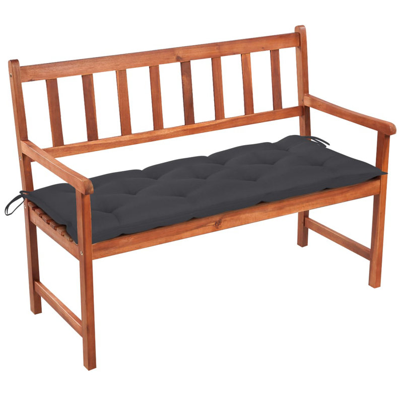 Banc de jardin en bois Toru, Anthracite