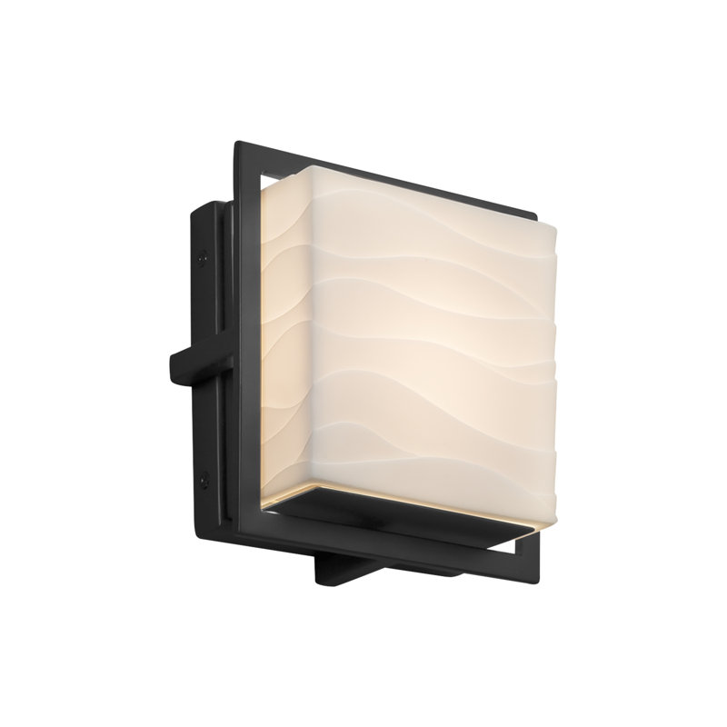 Donasia Wall Light, Matte Black