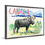 Moose - Canada Red - Single Picture Frame Painting-59040442