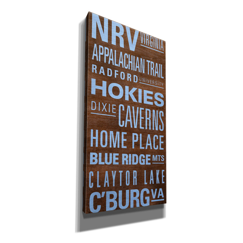 'Nrv Text' by Art Licensing Studio Canvas Wall Art