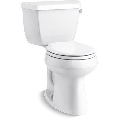 Highline Classic Comfort Height Two-Piece Round-Front 1.28 GPF Chair Height Toilet