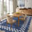 Scalloped Area Rugs Modern Bordered Accent Carpet,Non-Slip Floor Cover,Stain-Resistant Indoor Mat for Bedroom,Kitchen,Living Room-620051062-620051071