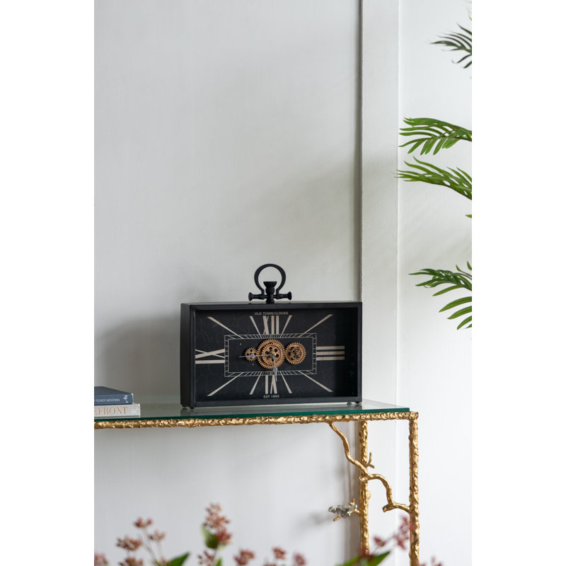 Horloge de table décorative 17,5X3x13 "|