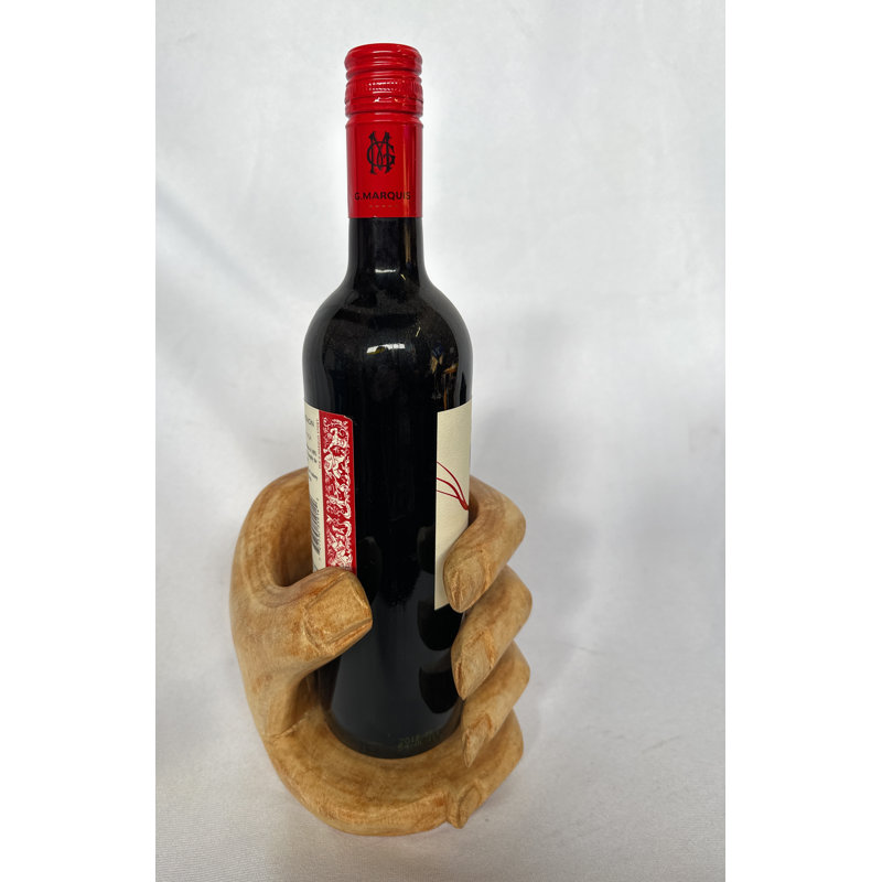 Devraj 1 Bottle Tabletop Wine Bottle Rack Brown