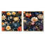 Etna - ensemble de 2 reproductions d'art sur toile florales-102580385-102580389