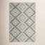 Diamond Cove Blue Hand Tufted Wool Rug-1600189364