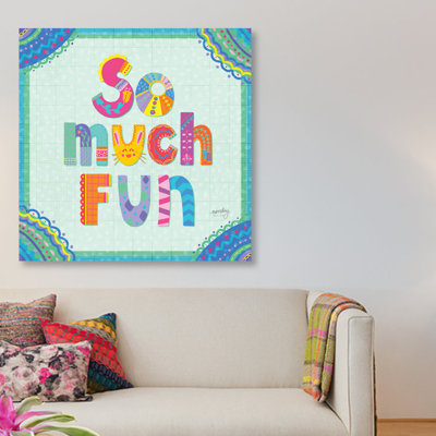 « happy day trio iii », impression sur toile