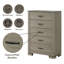 Commode de rangement moderne 5 tiroirs, pour chambre à coucher, salon, couloir
