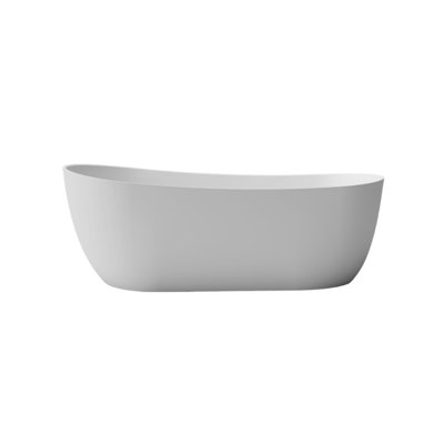 63'' x 31.5'' Freestanding Stone Bathtub