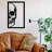 Decorative Metal Wall Accessory, Black, 12.2 x 18.9 inches | 100% Metal Construction, Thickness: 0.05 inches | Stylish Home Décor for Living Room, Office & Entryway | Durable and Eye-Catching Design