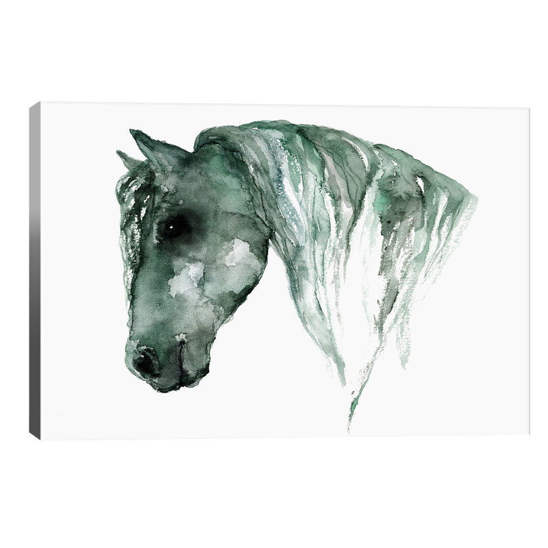 Art du cheval, Toile tendue, H 26 po x l 40 po x P 1,5 po
