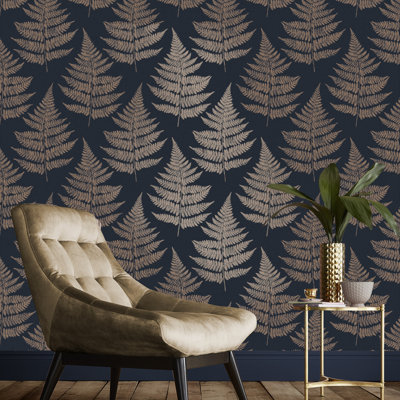 ROYAL FERN DUSK Wallpaper