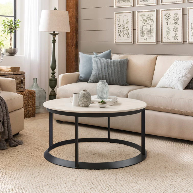 Small Accent Table with Engineered Wood Top