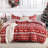 Christmas Reindeer and Tree Reversible Duvet Cover Set-135939716