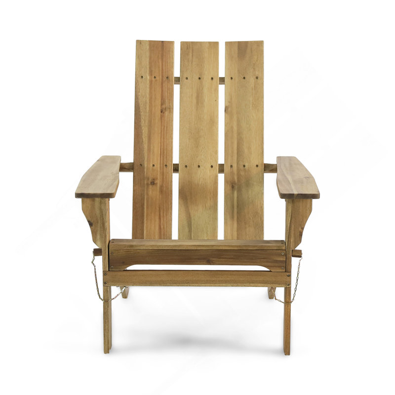 Foldable Adirondack Chair, Natural