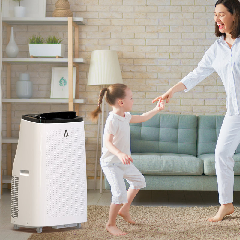 Climatiseur portatif 15 000Btus avec refroidissement, déshumidificateur, ventilateur climatiseur 3 en 1, minuterie / mode veille de 24 heures, refroidit jusqu'à 850 pieds carrés Pi. pour le garage de bureau personnel