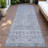 Machine Washable Indoor/Outdoor Colman ACN2152 Striped Rug-777035365