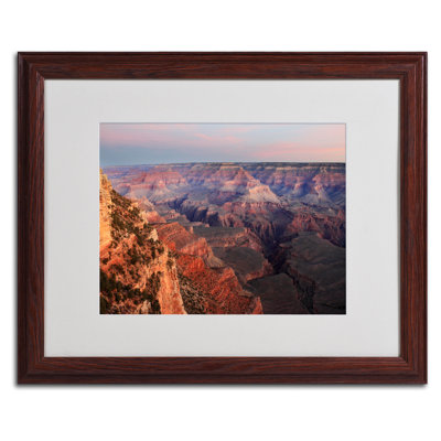 « grand canyon-lever » par pierre leclerc,, reproduction de photo encadrée