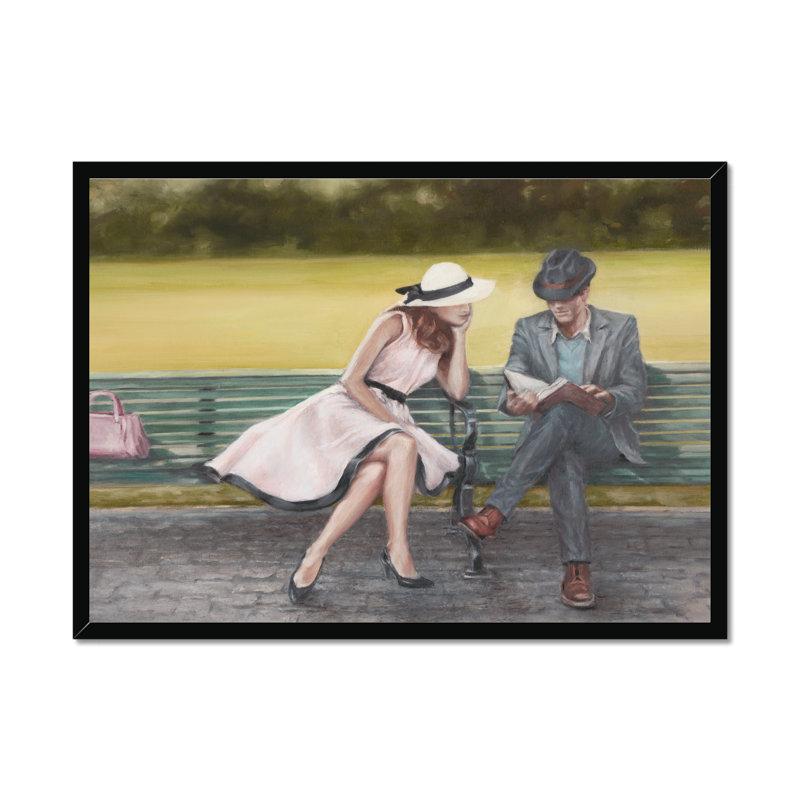 Prologue by Ethan Harper - Painting, 34cm H x 50cm W, Black Framed Paper Print