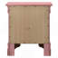 Charmante table de chevet traditionnelle rose