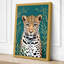 Leopard Portrait Modern - Wrapped Canvas-816919144-816919151