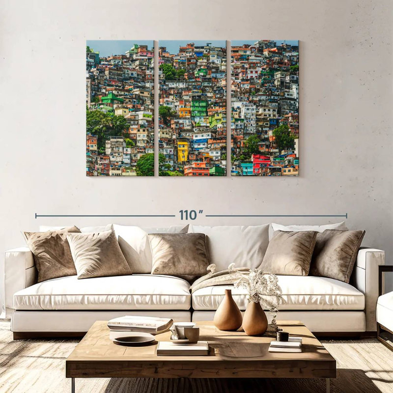 Lilie Rocinha Favela, 48" H x 74" W